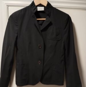 Akris blazer size 6 color Dark Blue